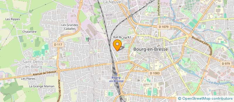 localisation de l'entreprise MADAME SIDONIE BERNARD-GUILLERMINET à BOURG-EN-BRESSE