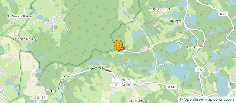 localisation de l'entreprise MADAME SIDONIE BILGER à LA LANTERNE-ET-LES-ARMONTS