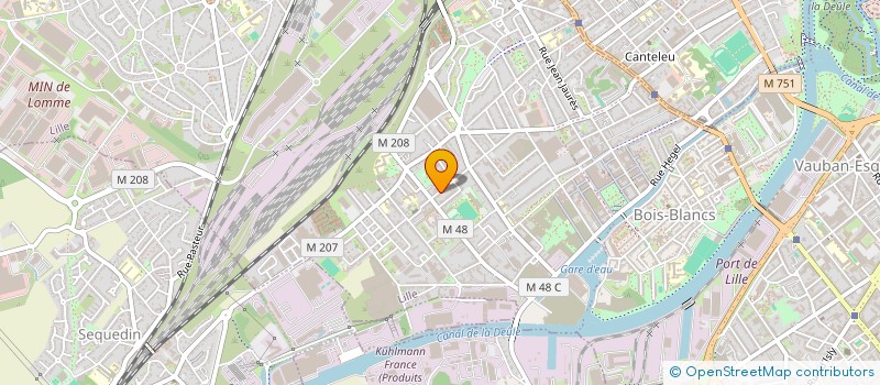 localisation de l'entreprise MADAME SIDONIE BRAAT  LILLE
