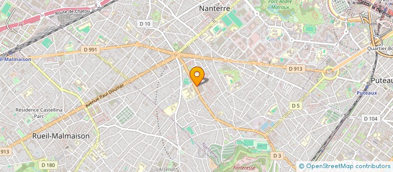 localisation de l'entreprise MADAME SIDONIE DE SAINT-OURS à NANTERRE