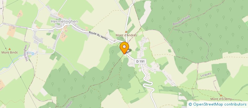 localisation de l'entreprise MADAME SIDONIE DENAVAUT  HERBINGHEN