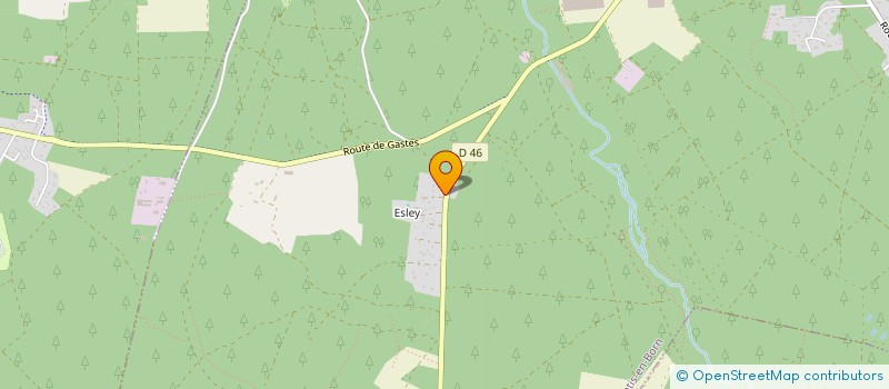 localisation de l'entreprise MADAME SIDONIE HARDY  PARENTIS-EN-BORN