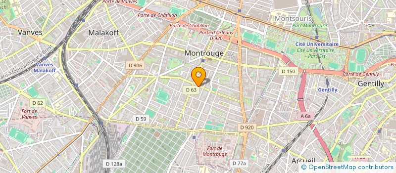 localisation de l'entreprise MADAME SIDONIE HUSSENOT DESENONGES à BAGNEUX