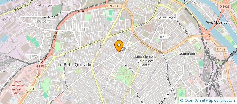 localisation de l'entreprise MADAME SIDONIE MBIANGA SANDJO  ROUEN