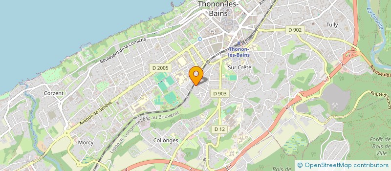 localisation de l'entreprise MADAME SIDONIE MENGUE EVINA à THONON-LES-BAINS