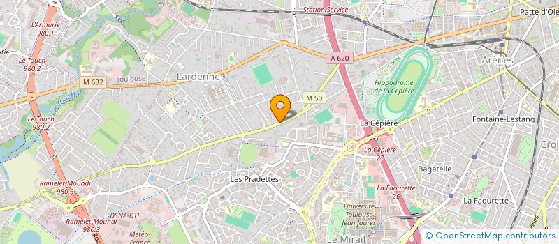 localisation de l'entreprise MADAME SIDONIE MIMART  TOULOUSE