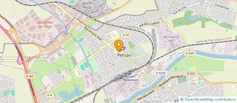 localisation de l'entreprise MADAME SIDONIE NJENA  PERSAN