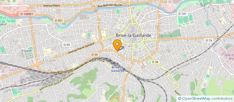 localisation de l'entreprise MADAME SIDONIE PIETTE  BRIVE-LA-GAILLARDE