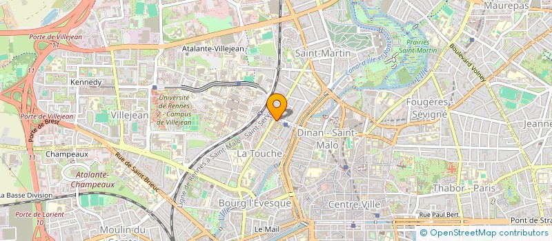 localisation de l'entreprise MADAME SIDONIE QUENIART  RENNES