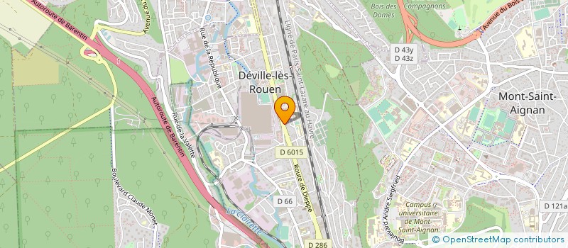 localisation de l'entreprise MADAME SIDONIE RETOUT  DEVILLE-LES-ROUEN