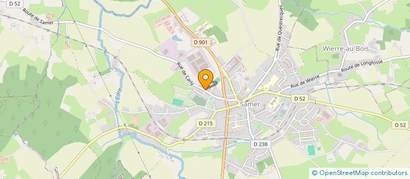 localisation de l'entreprise MADAME SIDONIE SERGENT  SAMER