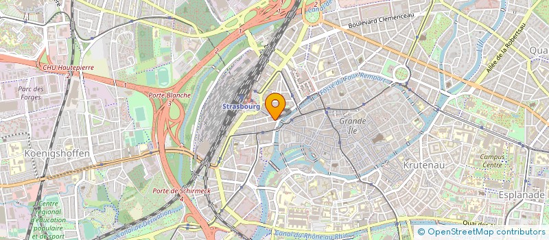 localisation de l'entreprise MADAME SIDONIE TCHIBOZO à STRASBOURG