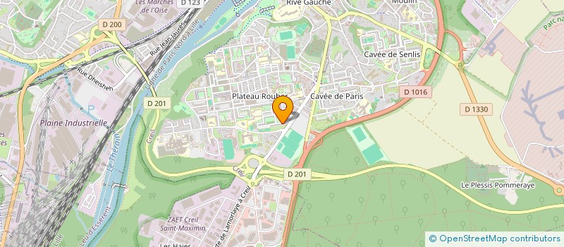 localisation de l'entreprise MADAME SIDRA SHER IKRAM  CREIL