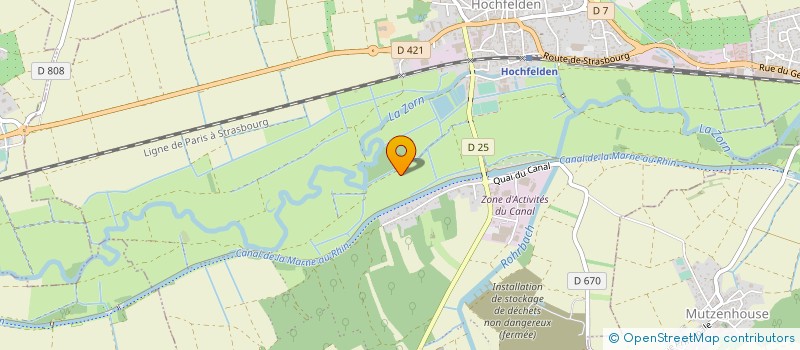 localisation de l'entreprise MADAME SIEGHILDE KNOEPFFLER  HOCHFELDEN