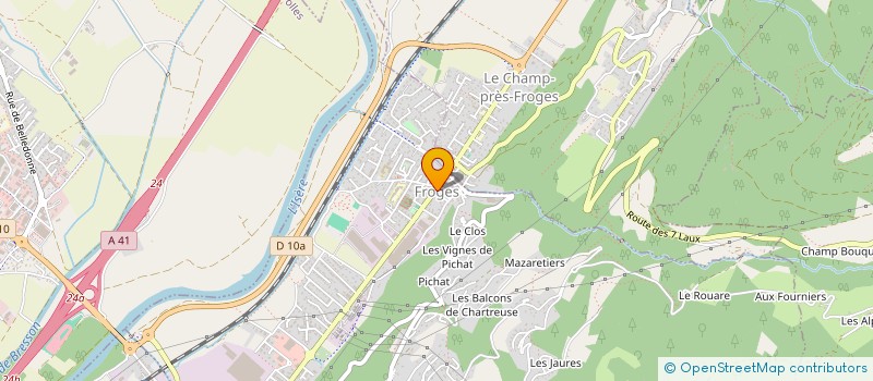 localisation de l'entreprise MADAME SIEGRID DESVIGNES  FROGES