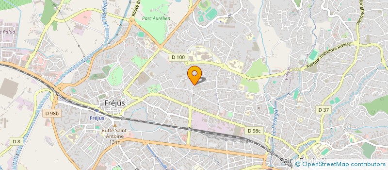 localisation de l'entreprise MADAME SIEME CHAREUF à FREJUS