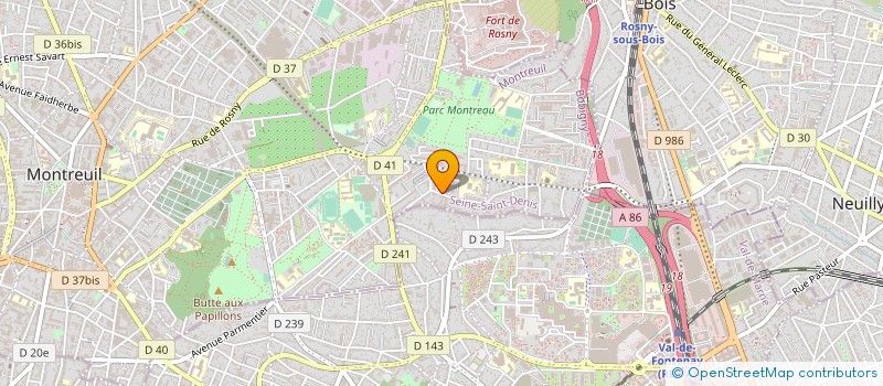 localisation de l'entreprise MADAME SIGA TAMBOURA à MONTREUIL