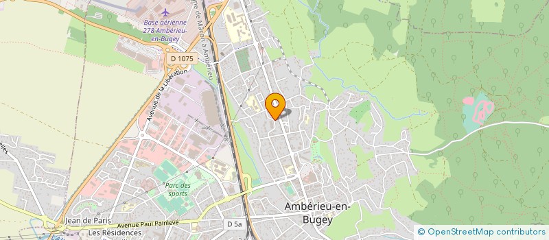 localisation de l'entreprise MADAME SIGNORA MENDY  AMBERIEU-EN-BUGEY