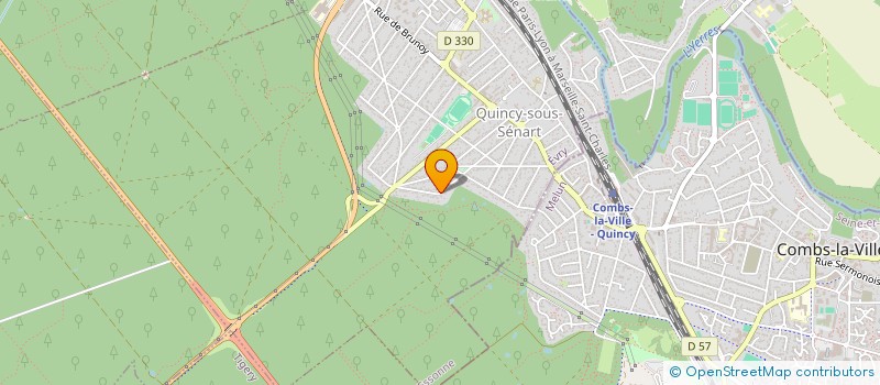 localisation de l'entreprise MADAME SIGOLENE BELLON DE CHASSY à QUINCY-SOUS-SENART