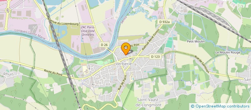 localisation de l'entreprise MADAME SIGOURNEY LIOTARD  VERBERIE