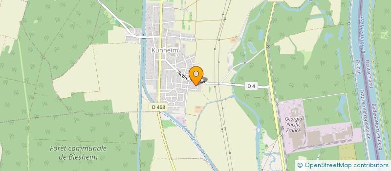 localisation de l'entreprise MADAME SIGRID BECKER  BALTZENHEIM