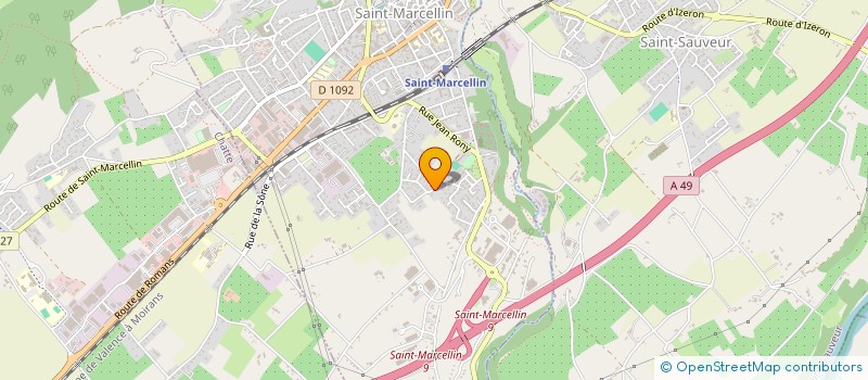localisation de l'entreprise MADAME SIGRID BETTOGLIA  SAINT-MARCELLIN