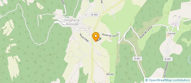 localisation de l'entreprise MADAME SIGRID BLANCHET  REDORTIERS