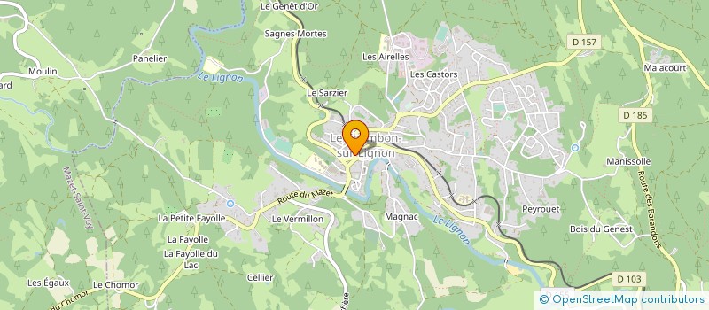 localisation de l'entreprise MADAME SIGRID DURAND à LE CHAMBON-SUR-LIGNON