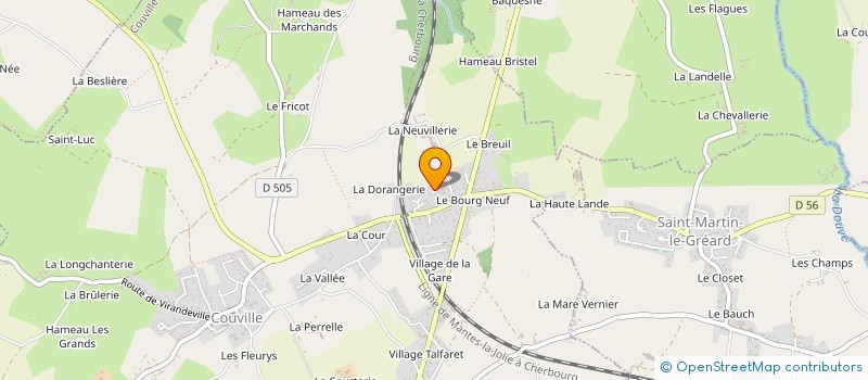 localisation de l'entreprise MADAME SIGRID LEGENDRE  COUVILLE