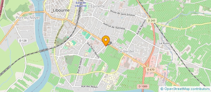 localisation de l'entreprise MADAME SIGRID SELLIER  LIBOURNE