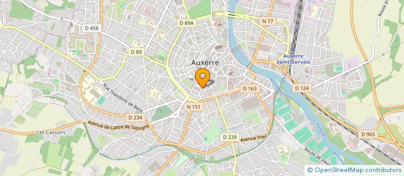 localisation de l'entreprise MADAME SIGRID TAVIOT  AUXERRE