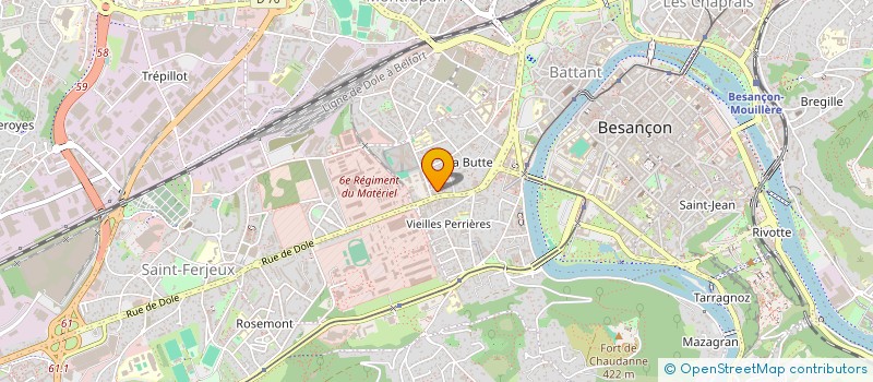 localisation de l'entreprise MADAME SIGRID TISSI  BESANCON