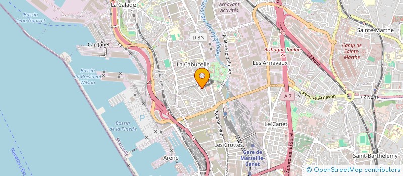 localisation de l'entreprise MADAME SIHAM AATI à MARSEILLE