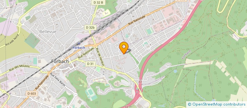 localisation de l'entreprise MADAME SIHAM AIT MOUHOUB  FORBACH