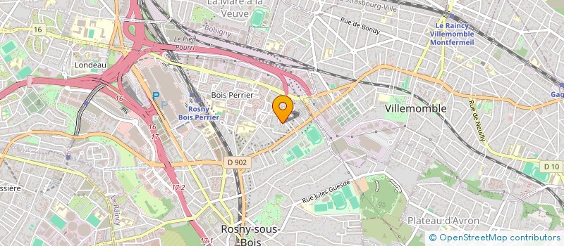 localisation de l'entreprise MADAME SIHAM ANNAB  ROSNY-SOUS-BOIS