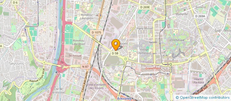 localisation de l'entreprise MADAME SIHAM BELHADJ  GRENOBLE