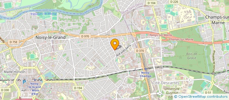 localisation de l'entreprise MADAME SIHAM BELLAKHDAR  NOISY-LE-GRAND