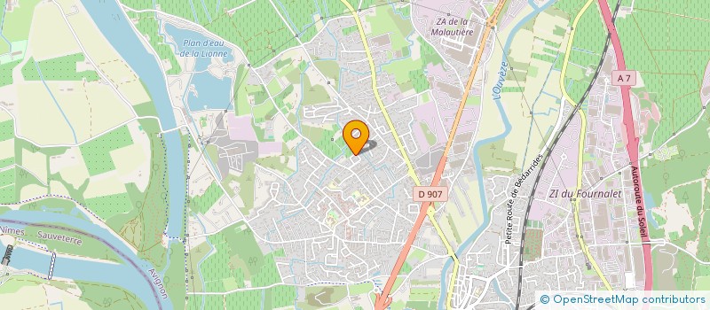 localisation de l'entreprise MADAME SIHAM BELQISSI  SORGUES