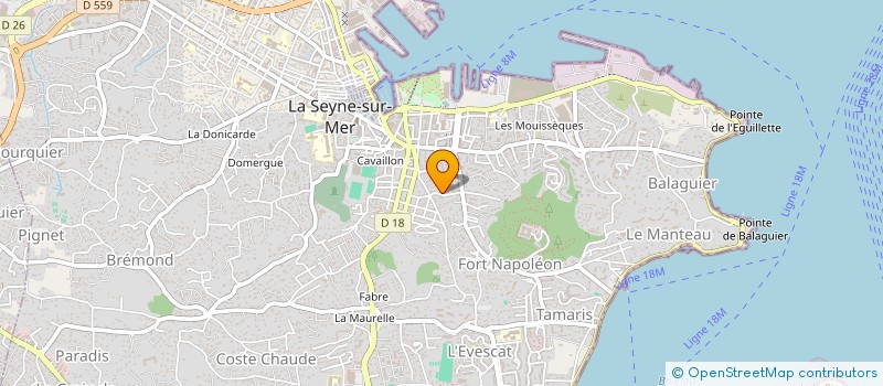 localisation de l'entreprise MADAME SIHAM BENABDELLAH à LA SEYNE-SUR-MER