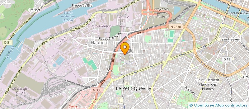localisation de l'entreprise MADAME SIHAM BENDELLADJ à LE PETIT-QUEVILLY