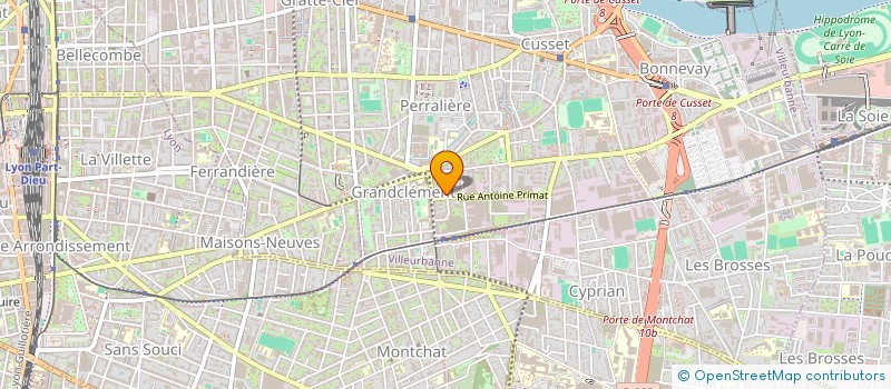 localisation de l'entreprise MADAME SIHAM EL AICHI  VILLEURBANNE