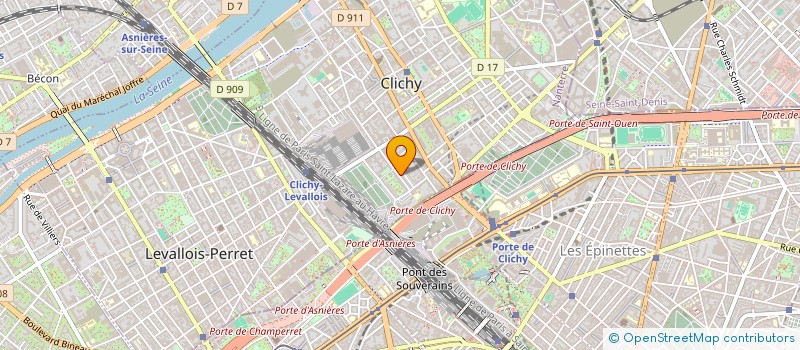 localisation de l'entreprise MADAME SIHAM EL BAKHCHOUCH à CLICHY