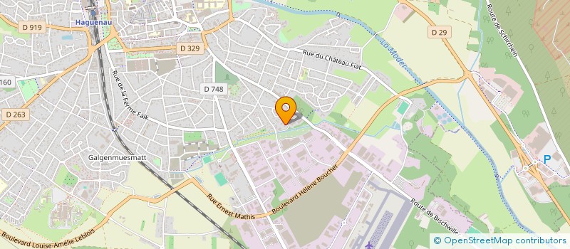 localisation de l'entreprise MADAME SIHAM EL HASSAK  HAGUENAU