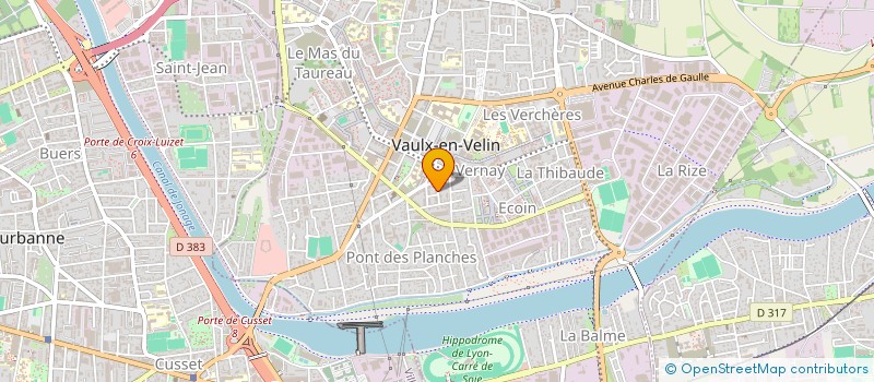 localisation de l'entreprise MADAME SIHAM EL KHABCHI  VAULX-EN-VELIN