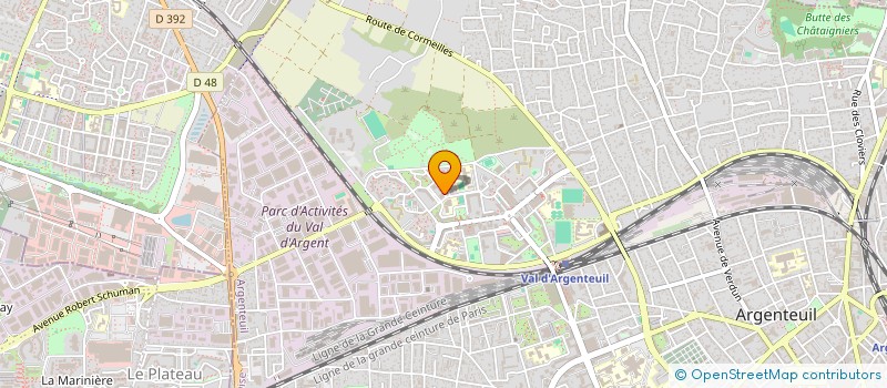 localisation de l'entreprise MADAME SIHAM ENNAJJAR  ARGENTEUIL