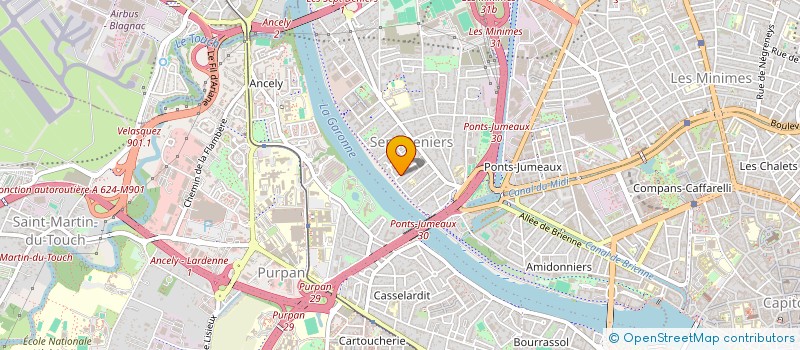 localisation de l'entreprise MADAME SIHAM ESSAMHI  TOULOUSE