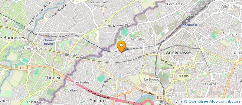 localisation de l'entreprise MADAME SIHAM GADOUCHE  AMBILLY