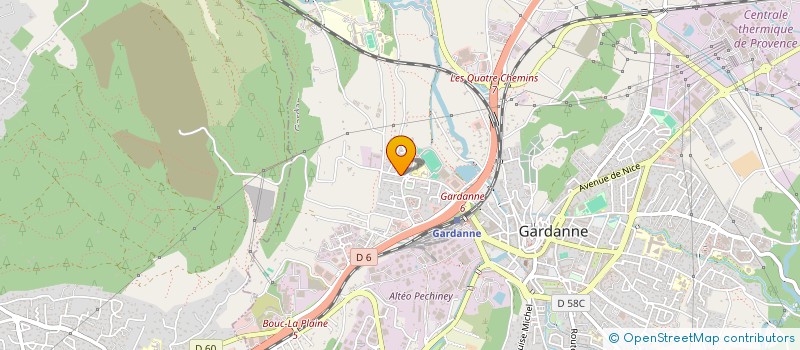 localisation de l'entreprise MADAME SIHAM HADEROUNE à GARDANNE