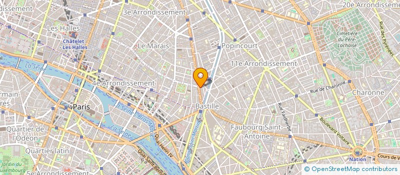 localisation de l'entreprise MADAME SIHAM HADJAM  PARIS