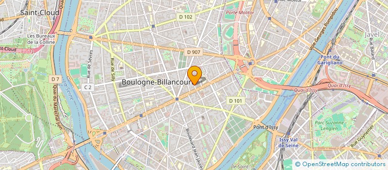 localisation de l'entreprise MADAME SIHAM HANNA à BOULOGNE-BILLANCOURT